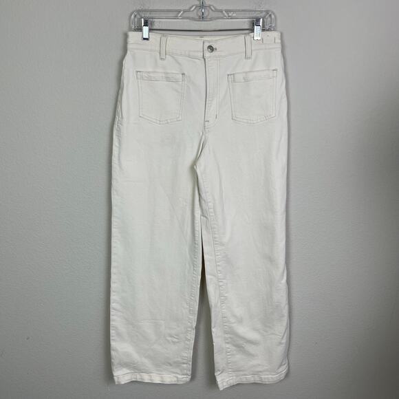 Madewell Off White Denim The Perfect Vintage Wide Leg Jean 29 - Picture 1 of 9